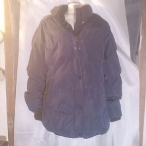Beverly Hills Polo Club Puffer Jacket DARK Blue Sherpa Lined M